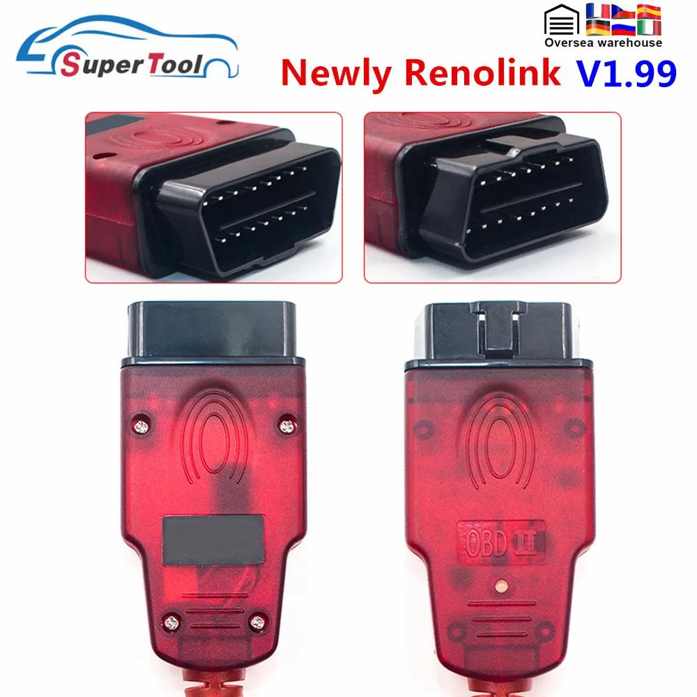Renolink V1.99, /ٽþ , Ű ڵ,  OBDII ECU α׷, Reno Link 1.94 USB Dianostic ̽